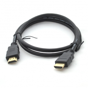 Шнуры HDMI / RCA . Переходники. Шнур HDMI-HDMI, 1.0м, DIVISAT, GOLD, медный
